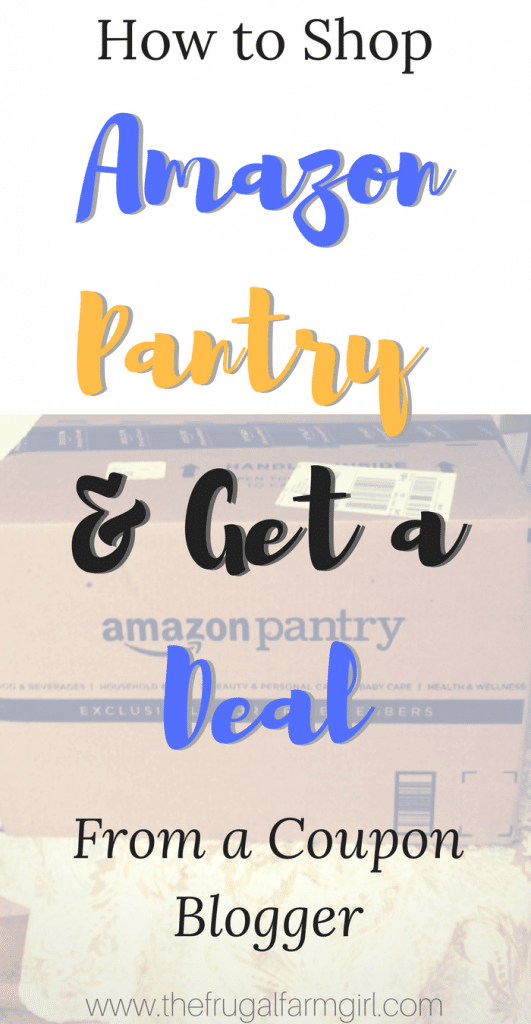 amazon pantry get a deal how to use