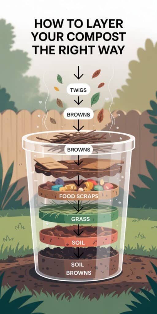 How to Make the Perfect Compost Pile in 3 Easy Steps 2 How to Make the Perfect Compost Pile in 3 Easy Steps
