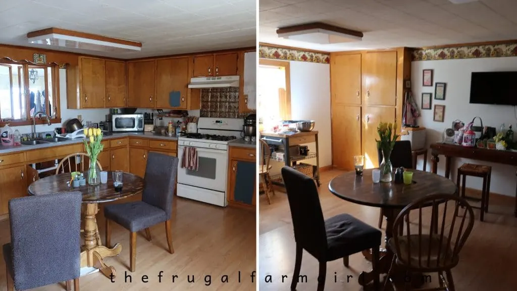 Our DIY Farmhouse Kitchen Makeover Before & After 1 DIY Farmhouse kitchen makeover