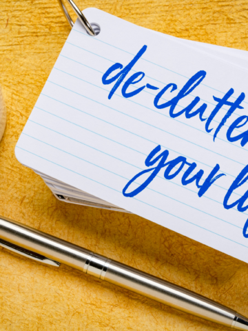 tips to help declutter your life