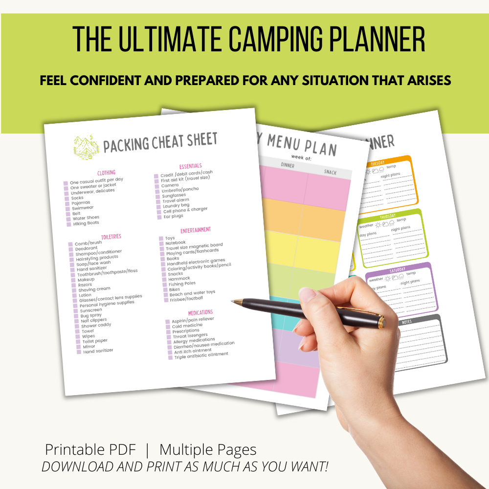 ultimate camping planner