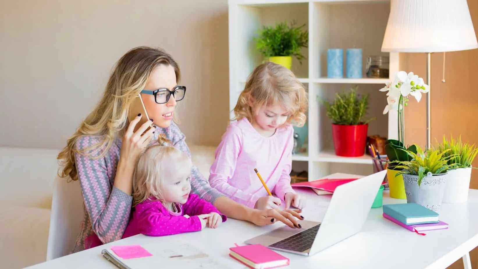 mom working from home tips