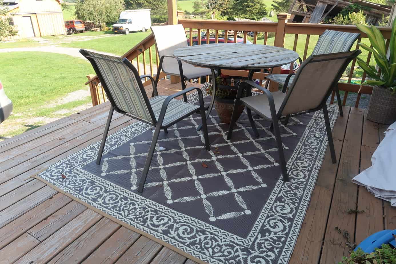 frugal items for patio