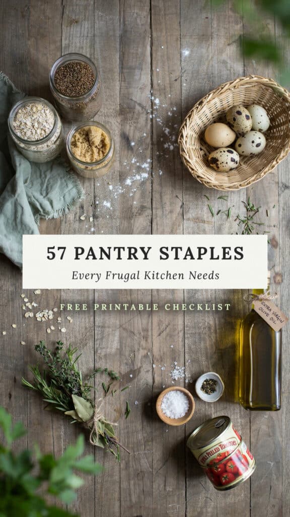 The Only Pantry Staples List You Need in 2026 (57 Budget Essentials) 3 The Only Pantry Staples List You Need in 2026 (57 Budget Essentials)