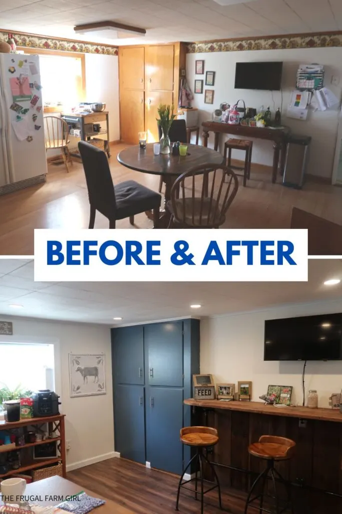 Our DIY Farmhouse Kitchen Makeover Before & After