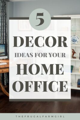 5 frugal home office decor ideas 