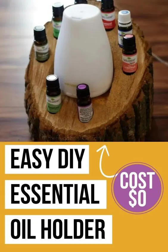 How a Frugal Girl Creates a Free Essential Oils Holder
