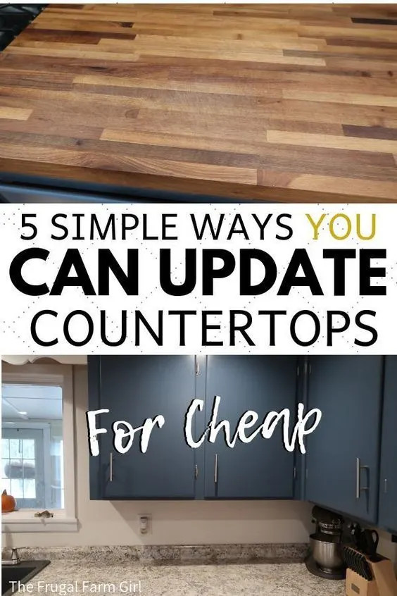 5 DIY Ways to Get New Countertops for Cheap