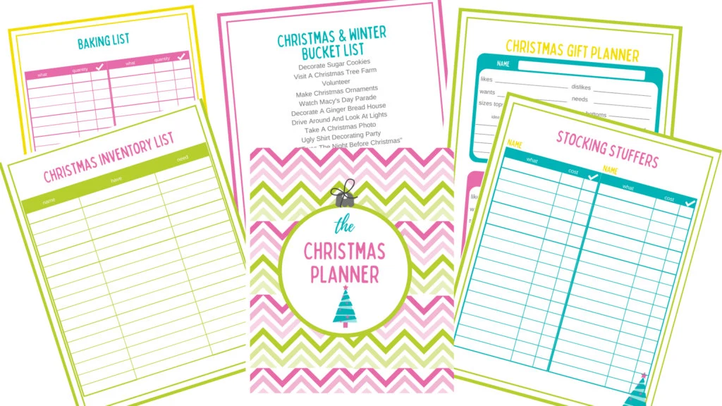 the simple gift and meal christmas planner 