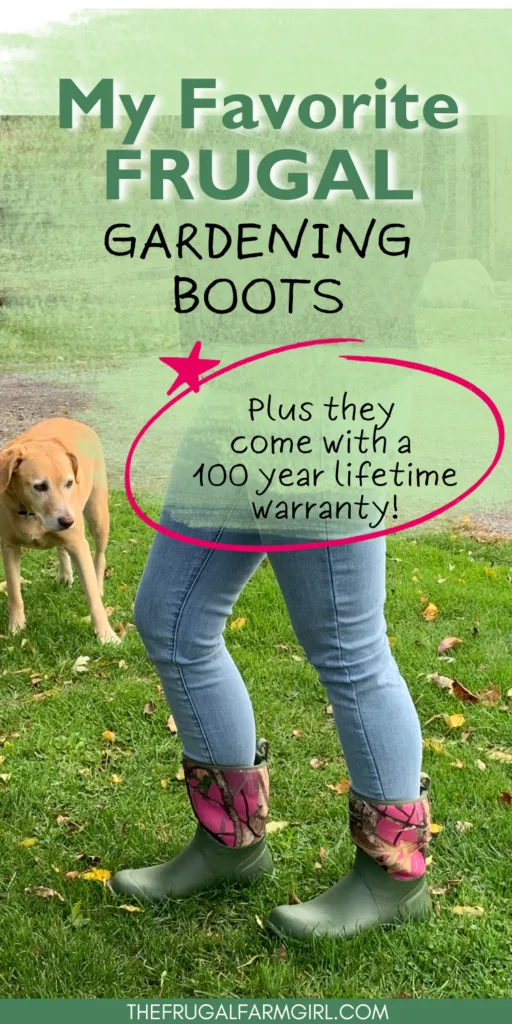 hisea garden boots review- best frugal gardening boots