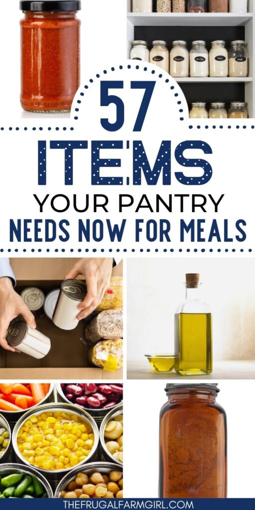 57 items your pantry needs now for meals 
