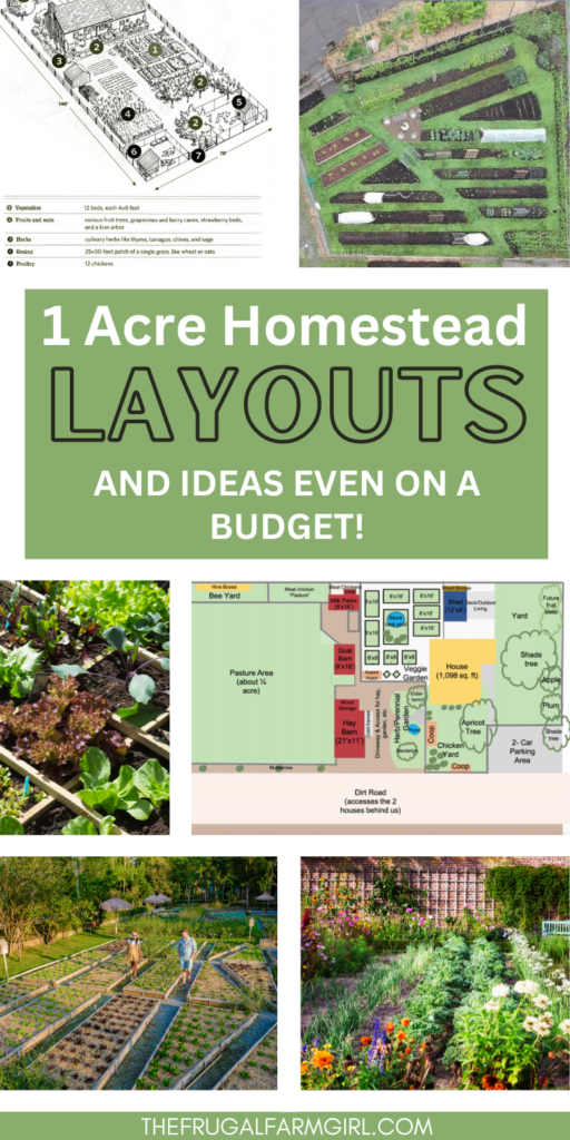 how to start homesteading on one acre- design layouts 