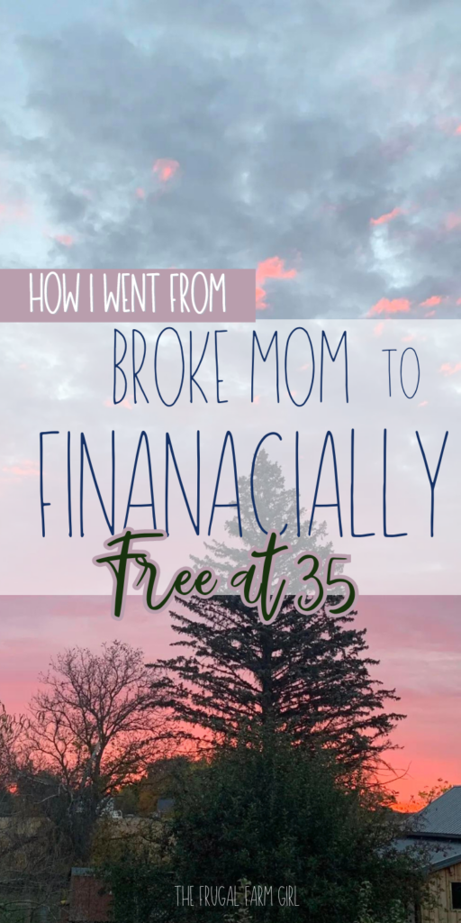 how to achieve financial freedom as a broke mom 