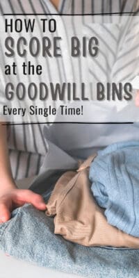 How to Shop Goodwill Outlets