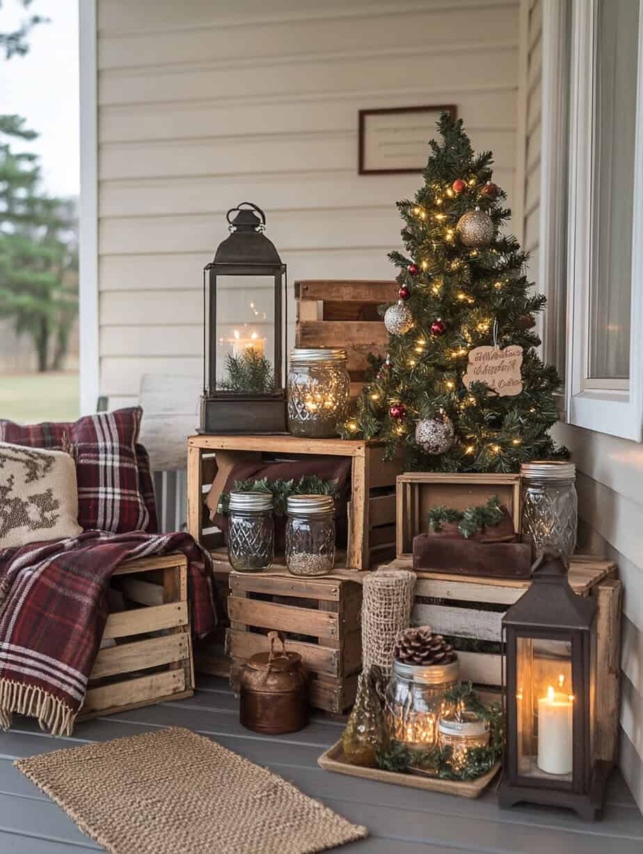 Cheap Christmas Decor Ideas for Your Porch