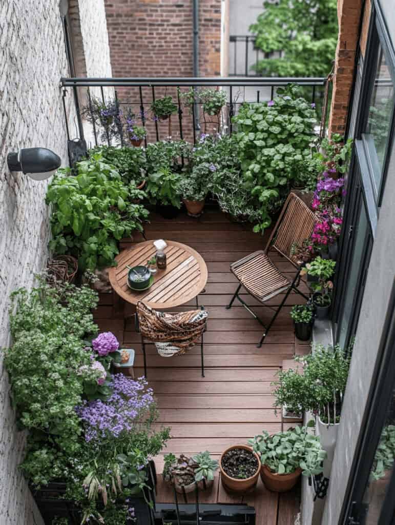 How to Create a Small, Cozy Balcony Garden 17 How to Create a Small, Cozy Balcony Garden