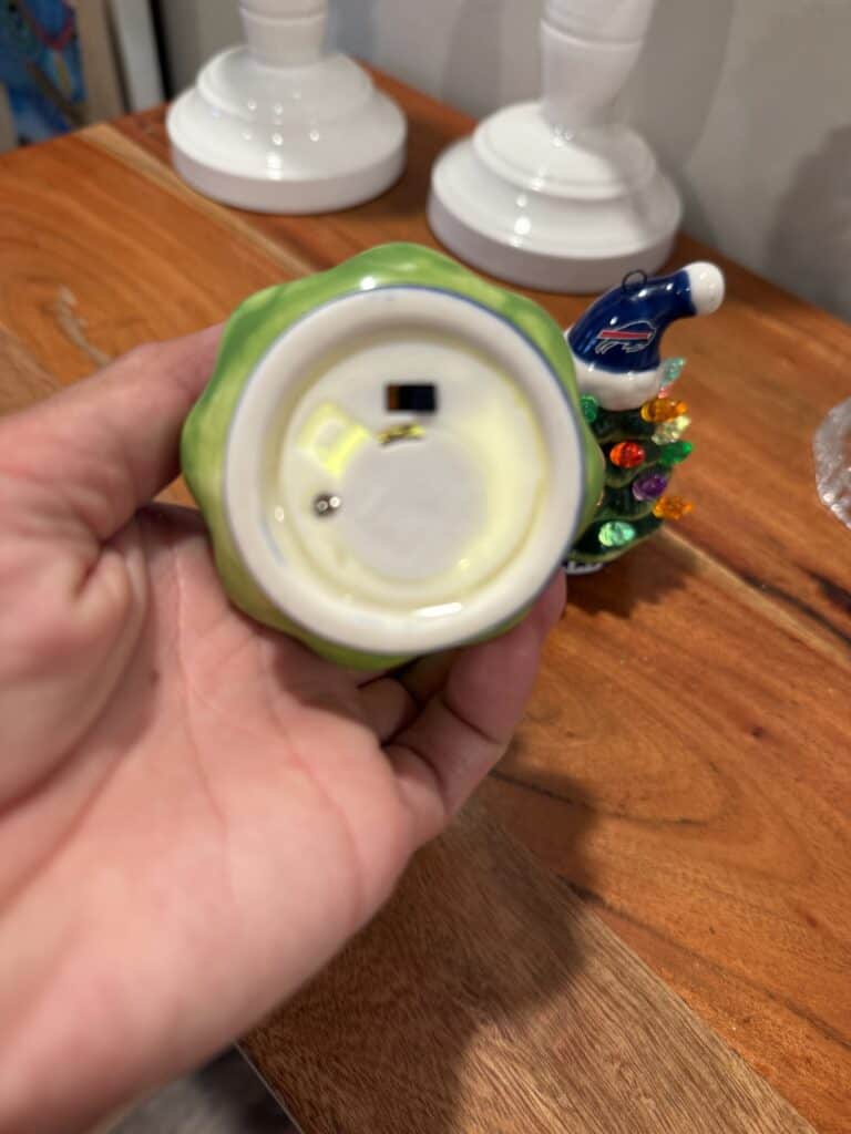 The Perfect Christmas Gift for Buffalo Bills Fans Under $30 4 bottom of the buffalo bills ceramic christmas trees