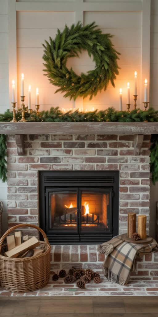 The Coziest Christmas Fireplace Ideas You’ll Want to Copy 7 The Coziest Christmas Fireplace Ideas You’ll Want to Copy