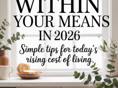 Simple tips for managing rising living costs in 2026.