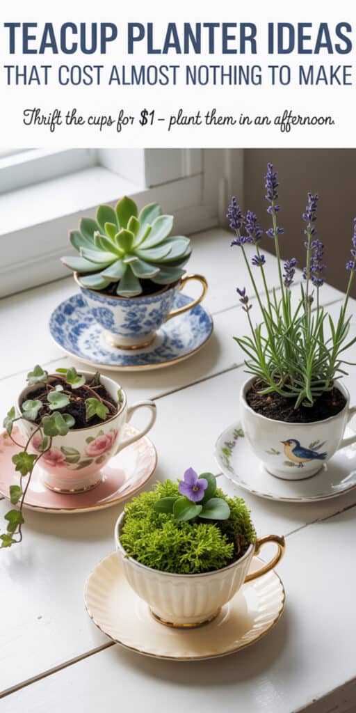 Charming Teacup Flower Arrangements 10 Charming Teacup Flower Arrangements