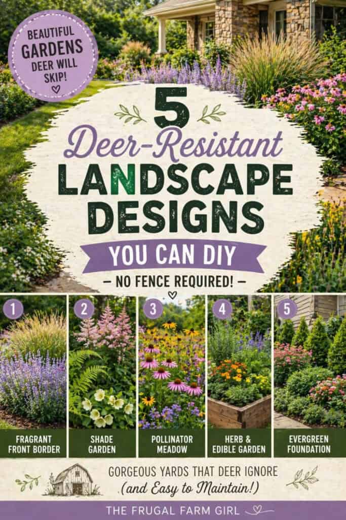 Deer Resistant Landscaping Ideas Your Yard (and Wallet) Will Love 6 Deer-resistant landscaping ideas to enhance your yard and save money, featuring fragrant plants, pol.