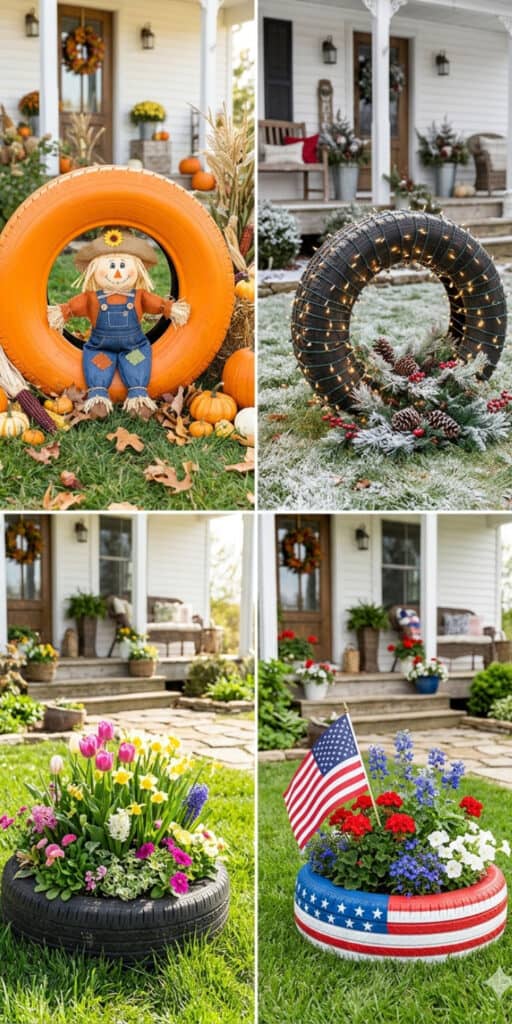 10 Brilliant DIY Tire Projects That Cost Almost Nothing 12 Unique tire craft ideas for garden and porch decoration. Easy, budget-friendly DIY projects using re.