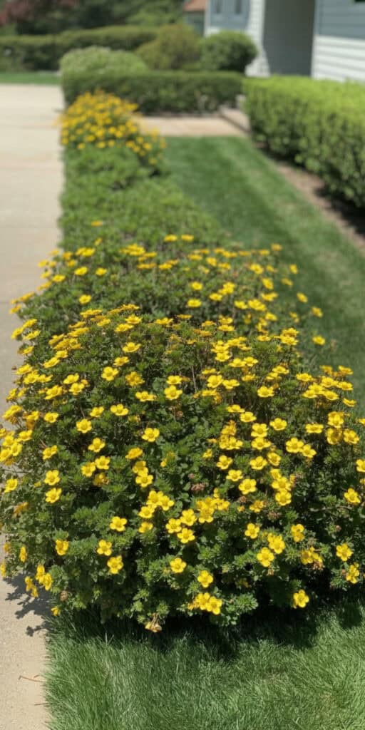 Your Guide to Flowering Shrubs for Full Sun (That Look Good All Year Long) 4 Yellow flowering shrubs in full sun for year-round beauty.