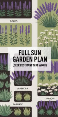 The Best Full Sun Deer Resistant Perennials (That Actually Work)