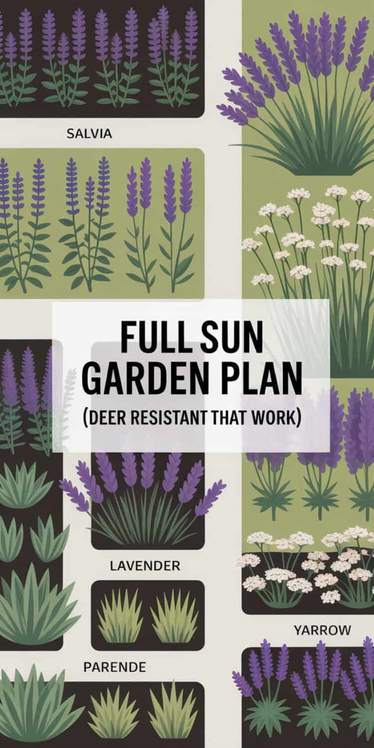 The Best Full Sun Deer Resistant Perennials (That Actually Work)