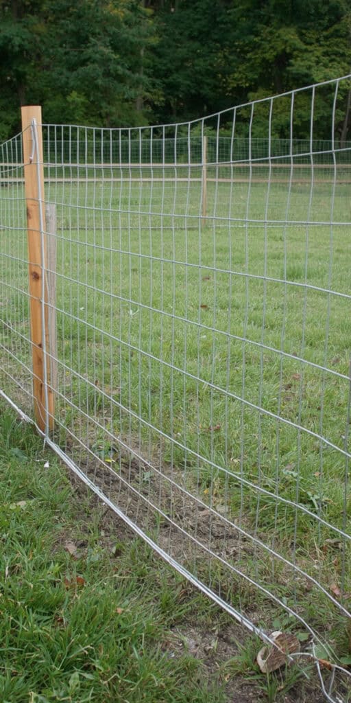 20 Cheap Fence Ideas That Actually Look Good 8 Affordable wire fence for garden boundaries and privacy.