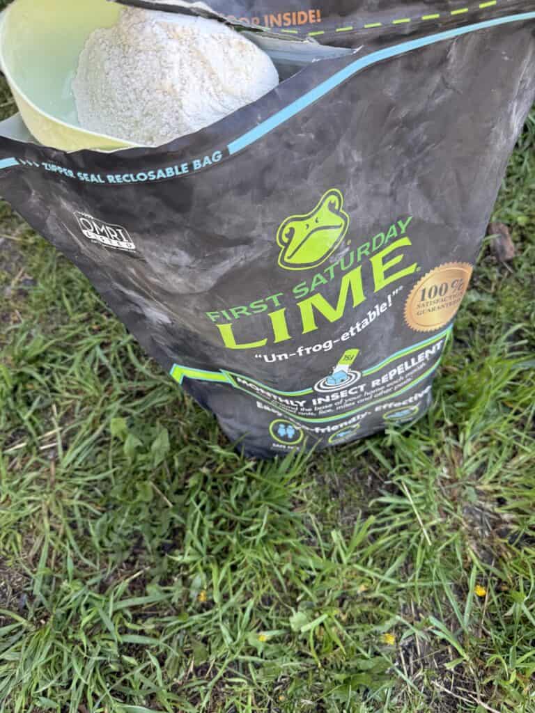 Why I Use First Saturday Lime All Over My Farm (And You Should Too) 3 Organic fertilizer bag for sustainable gardening.