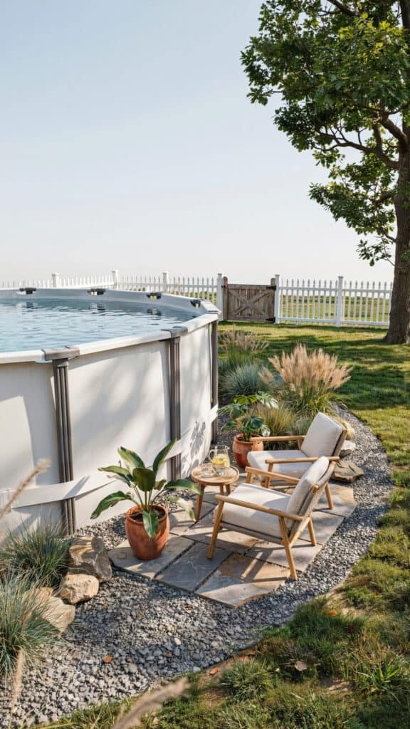 Above Ground Pool Landscaping Ideas on a Budget (That Look Way More Expensive Than They Are) 3 Above Ground Pool Landscaping Ideas on a Budget (That Look Way More Expensive Than They Are)