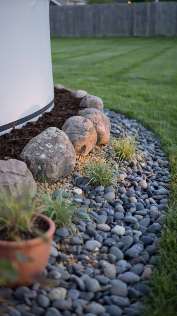 Above Ground Pool Landscaping Ideas on a Budget (That Look Way More Expensive Than They Are) 4 Above Ground Pool Landscaping Ideas on a Budget (That Look Way More Expensive Than They Are)