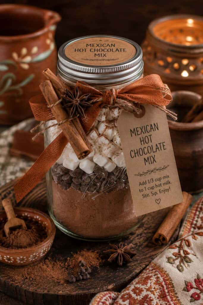 15 Hot Chocolate & Drink Mix Jars for Christmas (Easy Mason Jar Gifts) 5 15 Hot Chocolate & Drink Mix Jars for Christmas (Easy Mason Jar Gifts)