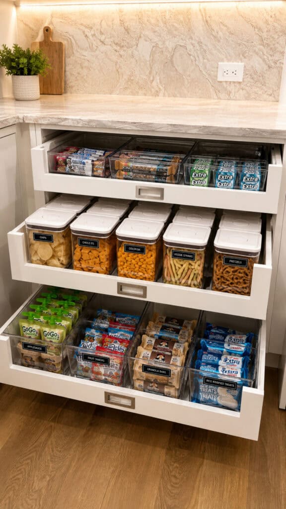 Snack Station Setup: Pantry Organization That Survives Back-to-School 4 Snack Station Setup: Pantry Organization That Survives Back-to-School