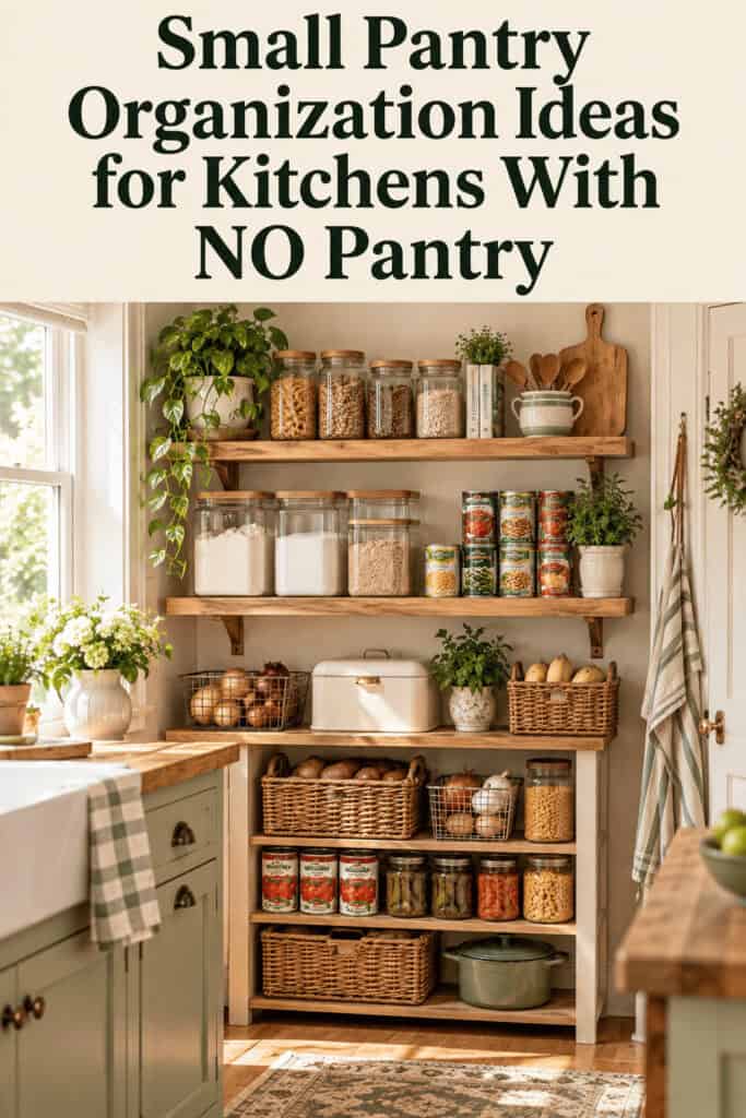 Small Pantry Organization Ideas for Kitchens With No Pantry at All 10 Small Pantry Organization Ideas for Kitchens With No Pantry at All