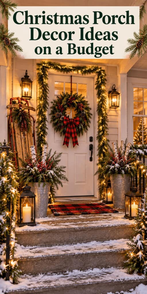 A Farmhouse Christmas Porch Doesn't Need a Big Budget 11 A Farmhouse Christmas Porch Doesn't Need a Big Budget