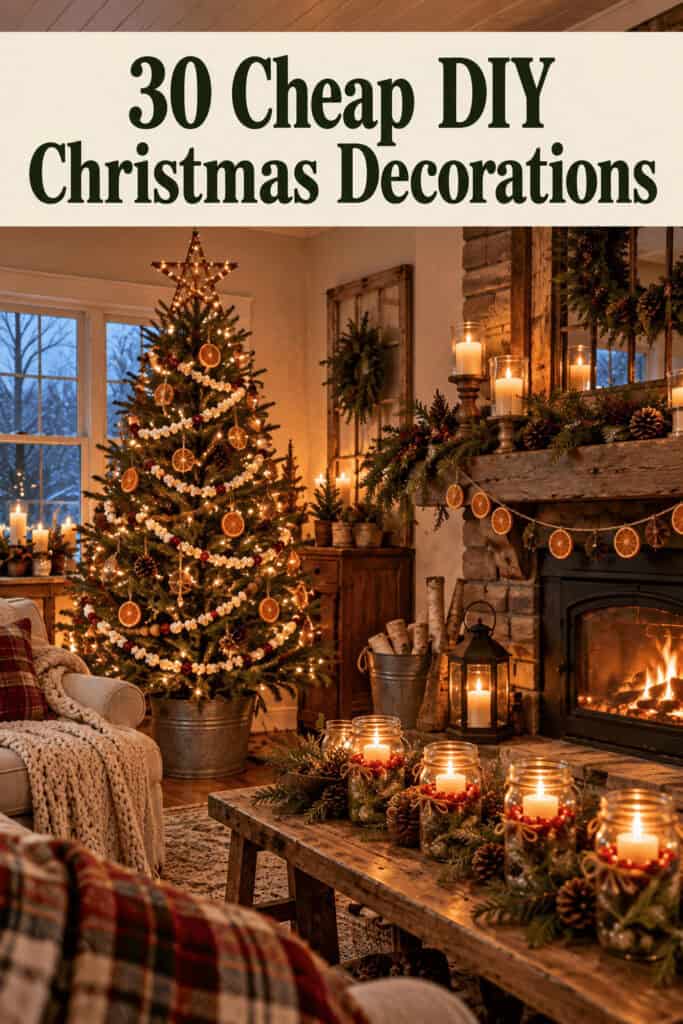 30 Cheap DIY Christmas Decorations That Look Like a Million Bucks 14 30 Cheap DIY Christmas Decorations That Look Like a Million Bucks