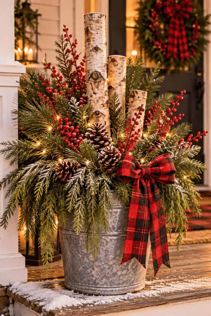 A Farmhouse Christmas Porch Doesn't Need a Big Budget 2 A Farmhouse Christmas Porch Doesn't Need a Big Budget