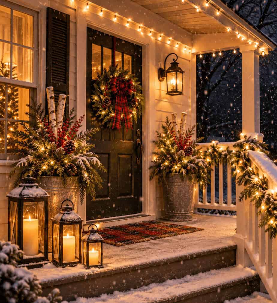 A Farmhouse Christmas Porch Doesn't Need a Big Budget 6 A Farmhouse Christmas Porch Doesn't Need a Big Budget